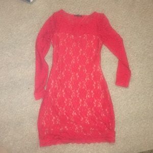 Red Lace Dress